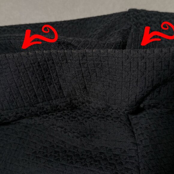 Liz Claiborne‎ Black Capris Pants Texture Size 14 - Picture 10 of 16